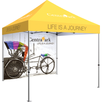 Zoom Standard 10ft. PopUp Tent Kit - Printed Canopy and Full Wall