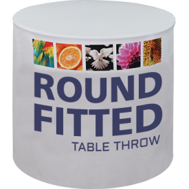 Round Fitted Full Color Dye-Sub Printed Table Covers