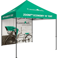 Zoom 10 ft. PopUp Tent Kit - Printed Canopy & Full Wall