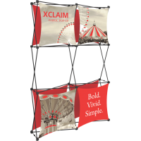 Xclaim 5ft. Wide Full Height Pop Up Display Kit 02