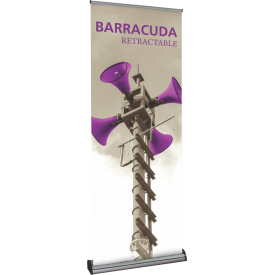 Barracuda 800 Roll Up Retractable Indoor Banner Stand - 31.5" wide