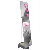 Blizzard Outdoor Banner Stand - Variable size banner graphic
