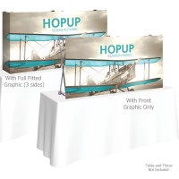 HopUp 5 ft. Straight Tabletop Tension Fabric Display