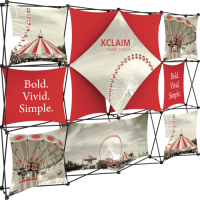 Xclaim 10ft. Wide Full Height Pop Up Display Kit 06