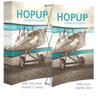 HopUp 5.5 ft. Curved Full Height Tension Fabric Display