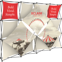 Xclaim 10ft. Wide Full Height Pop Up Display Kit 05
