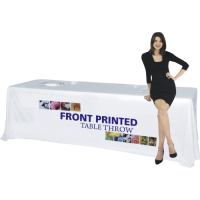 Front Printed Full Color Table Covers for 6 and 8 ft. Table Sizes