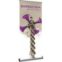Barracuda 920 Roll Up Retractable Indoor Banner Stand - 35.5" wide