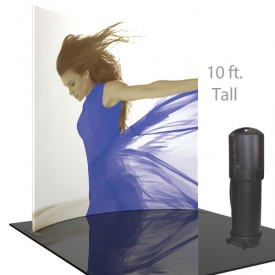 Formulate Master 10 ft. HC3 Horiz. Curve 10 ft. Tall Fabric Backwall