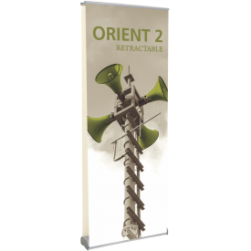 Orient 2 800 2-Sided Roll Up Banner Stand - 31.5" wide