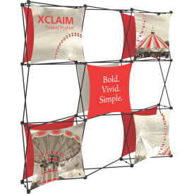Xclaim 8ft. Wide Full Height Pop Up Display Kit 04