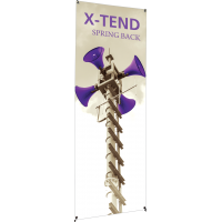 X-TEND 4 Spring Back Banner Stand - 31.5" Wide