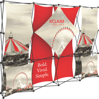 Xclaim 10ft. Wide Full Height Pop Up Display Kit 01