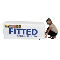 Fitted Full Color Printed Table Covers for 4, 6 and 8 ft. Table Sizes